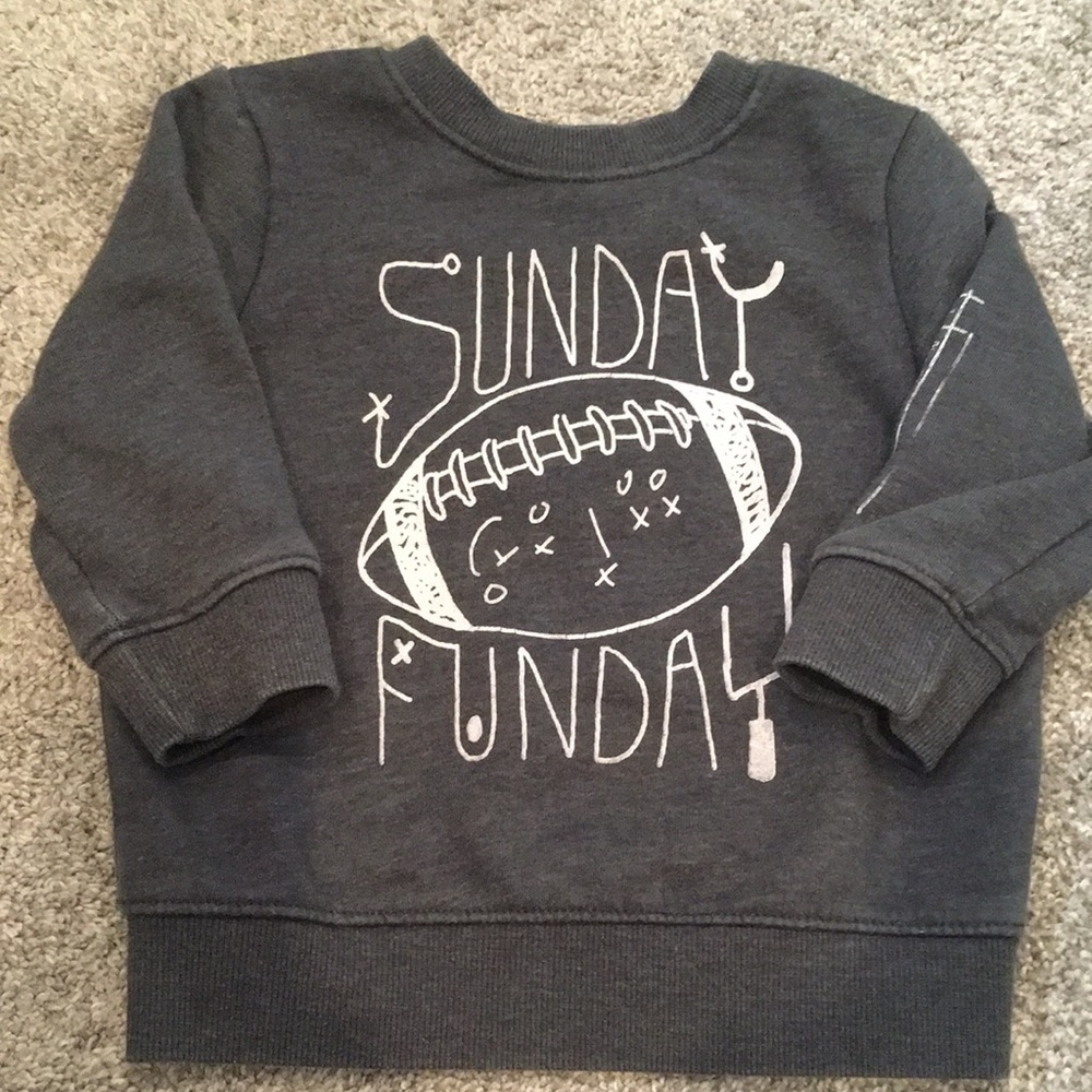 Sunday Football sweatshirt 12 months